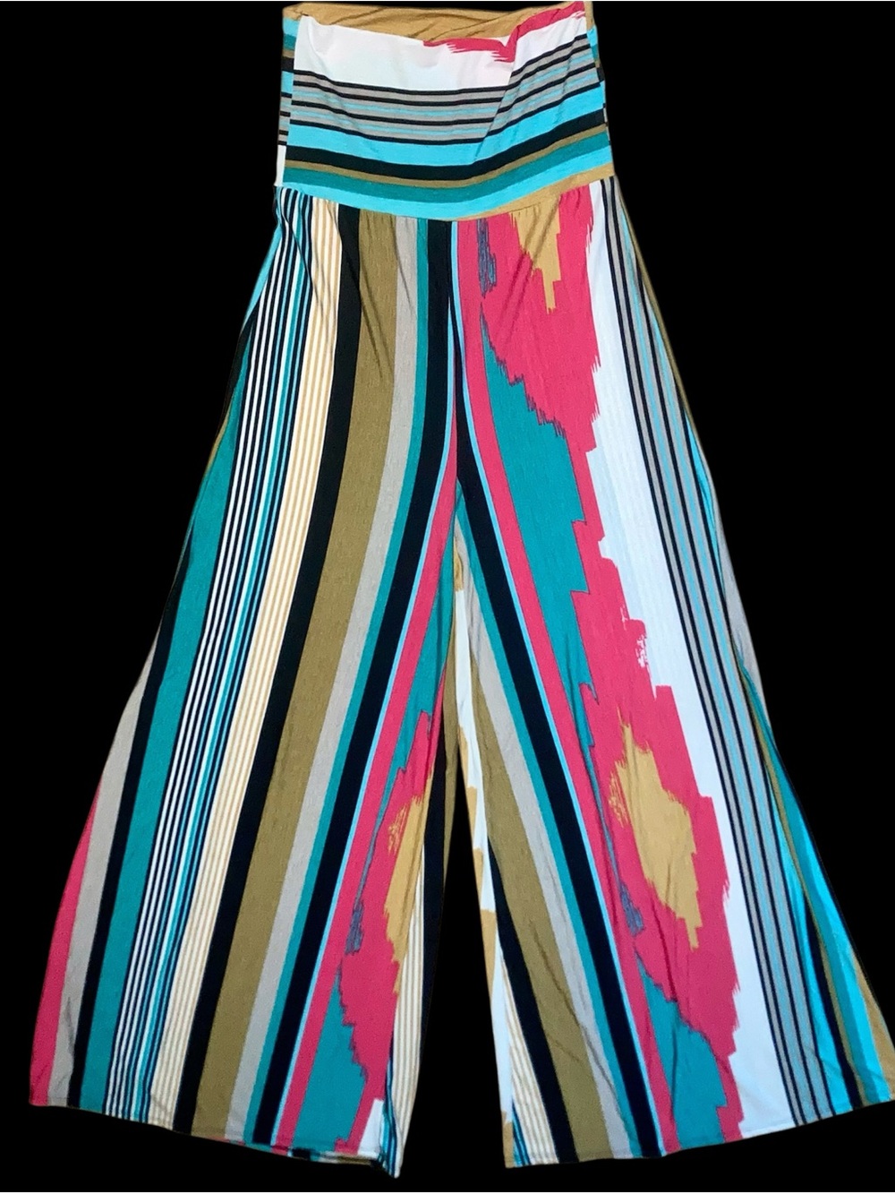 Extra Wide Leg Yoga Pants. Small